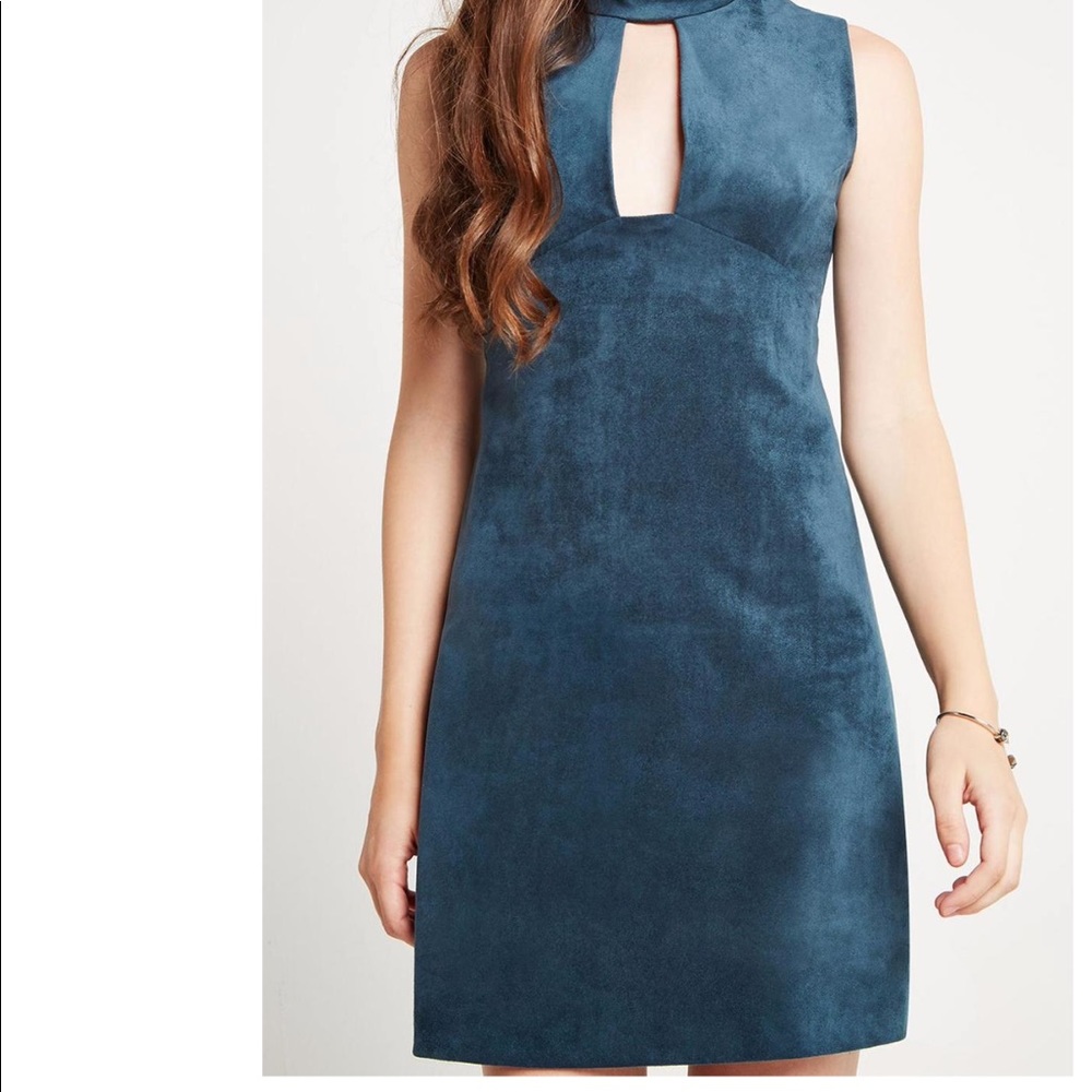 BCBGeneration Faux Suede Shift Dress, Size 6, NWT